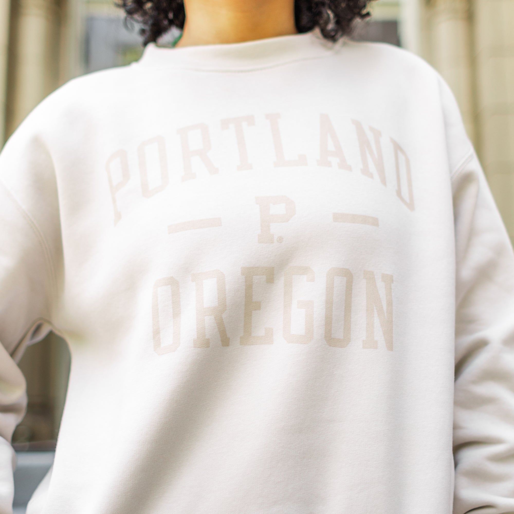 Women's Sueded Portland Stack Crewneck