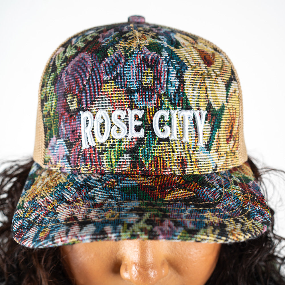 Floral Celebration Mesh Cap