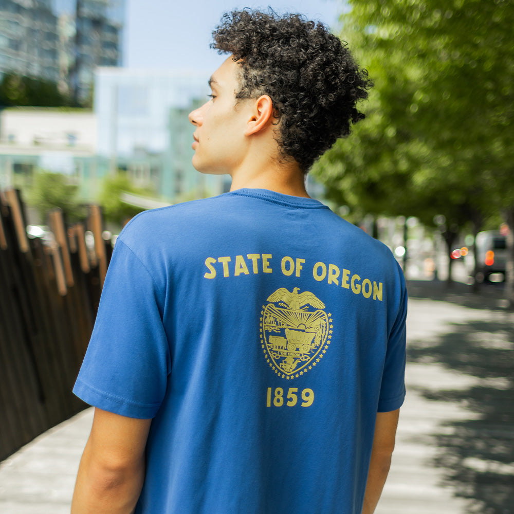 Sueded Oregon Stated Tee