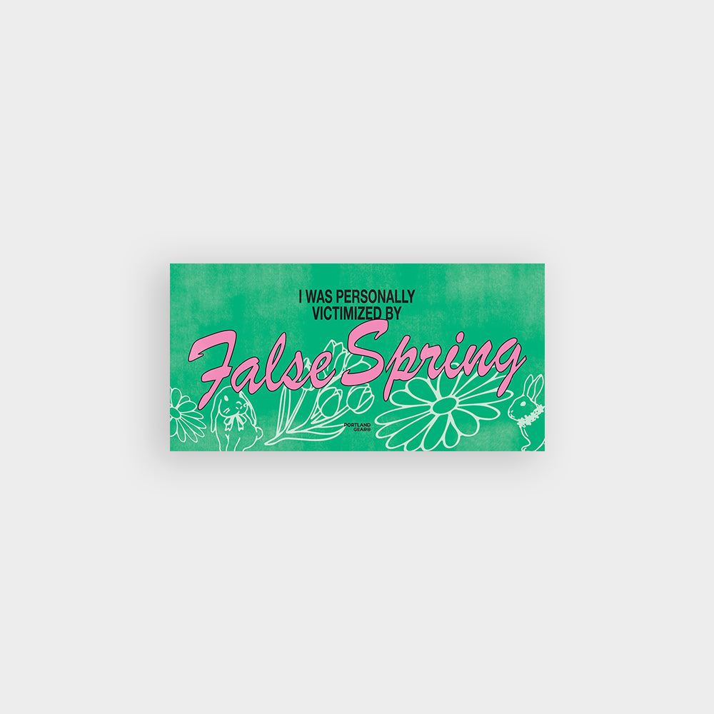 False Spring Sticker