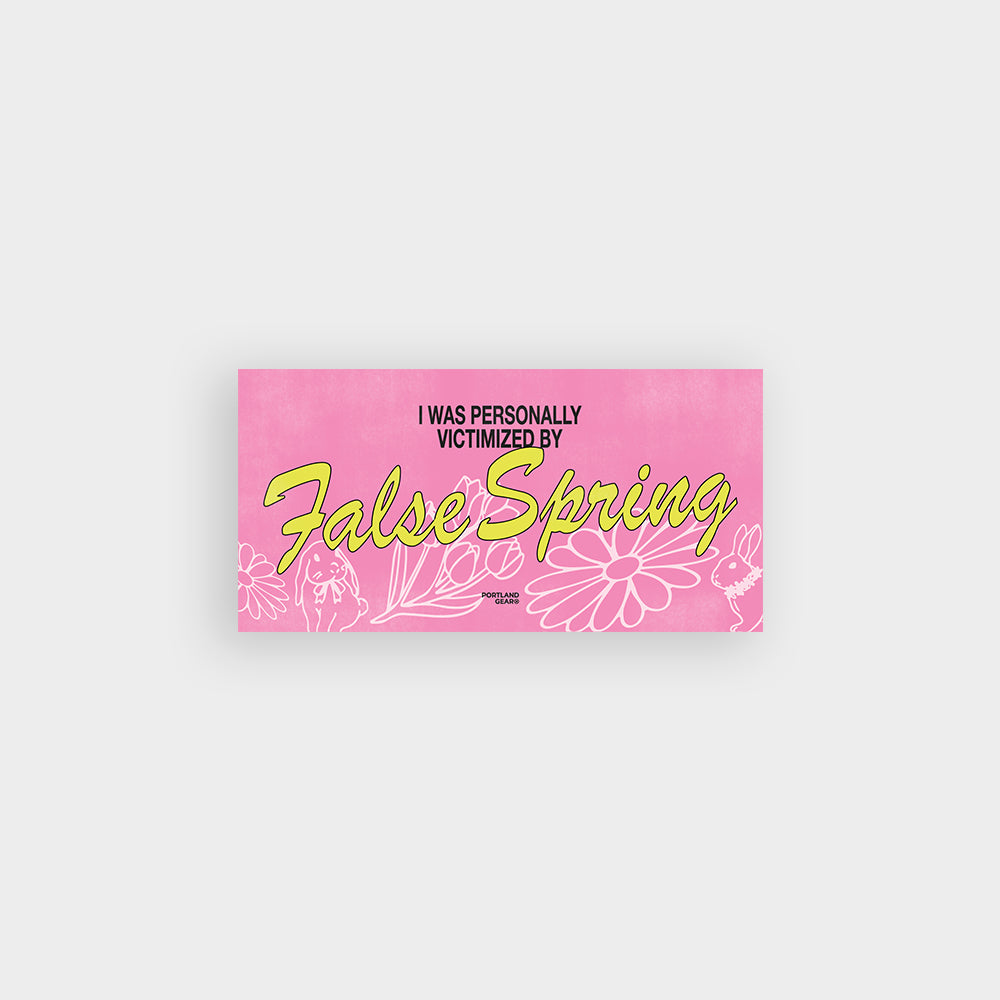 False Spring Sticker