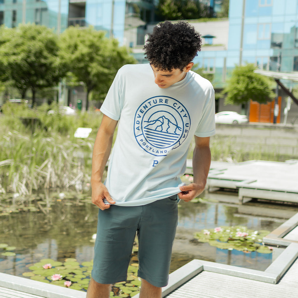 Sueded Adventure City Tee