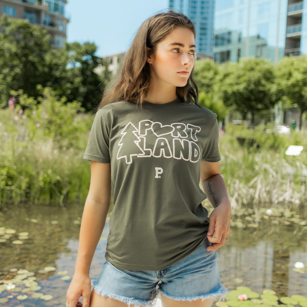 Sueded Portland Heart Tee
