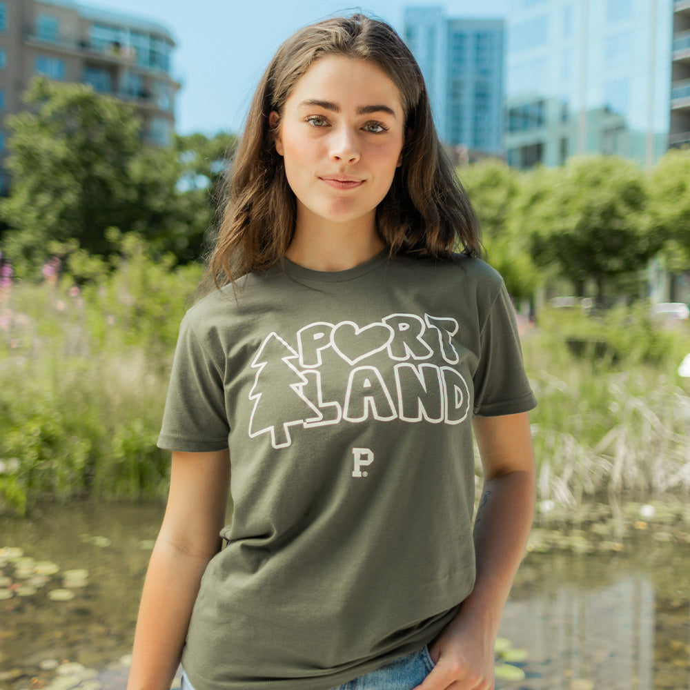 Sueded Portland Heart Tee
