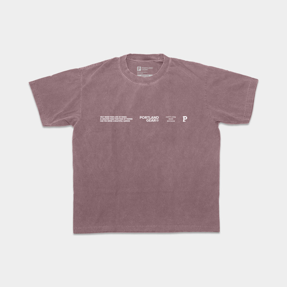 All-American Slogan Tee - Mauve