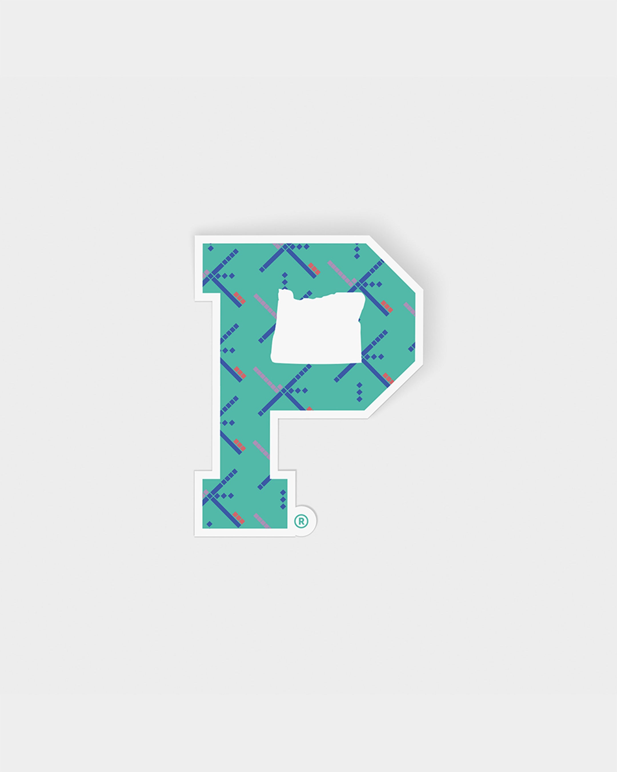 "P" Sticker - PDX Carpet