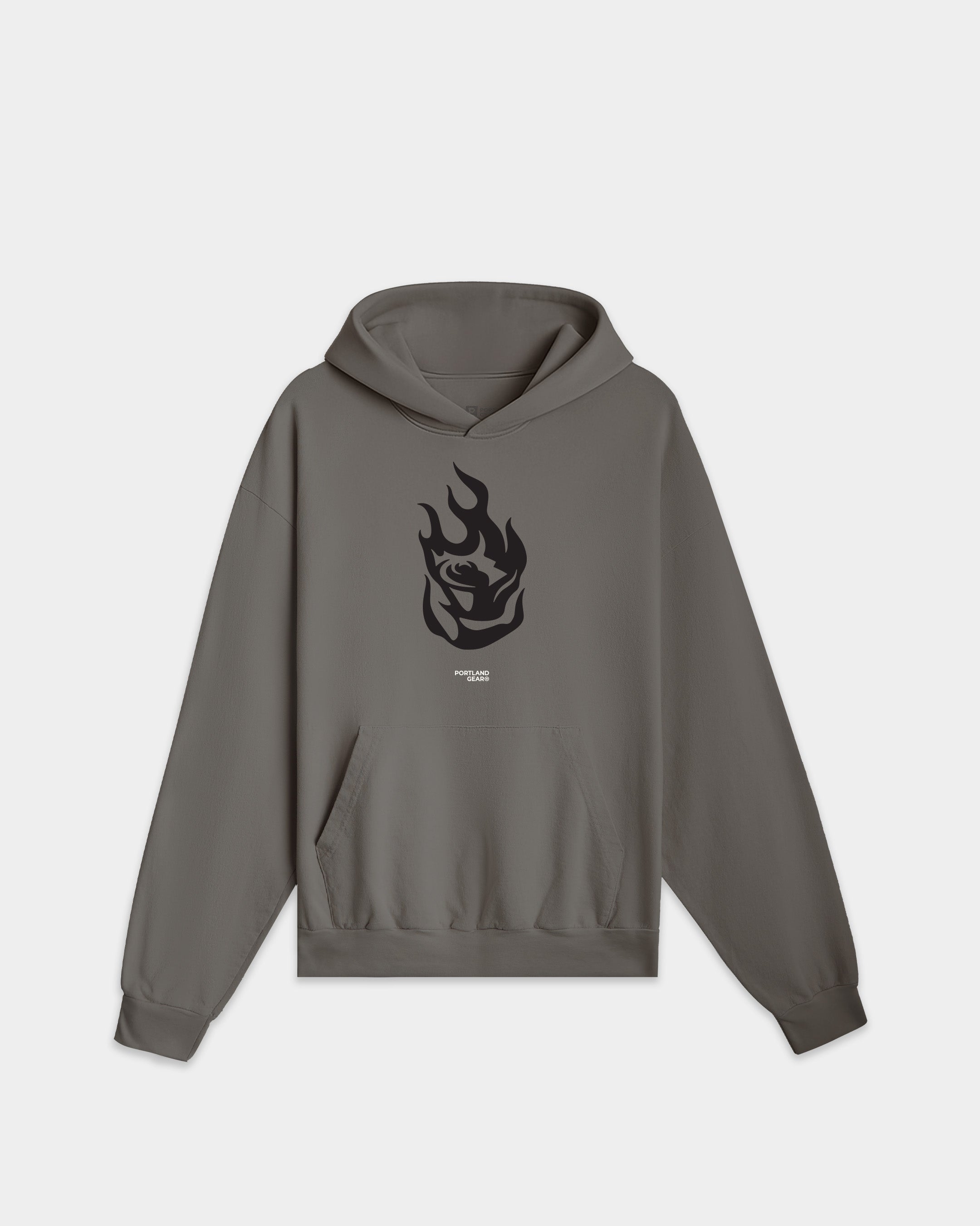 HeavyKnit Fire Logo Hoodie