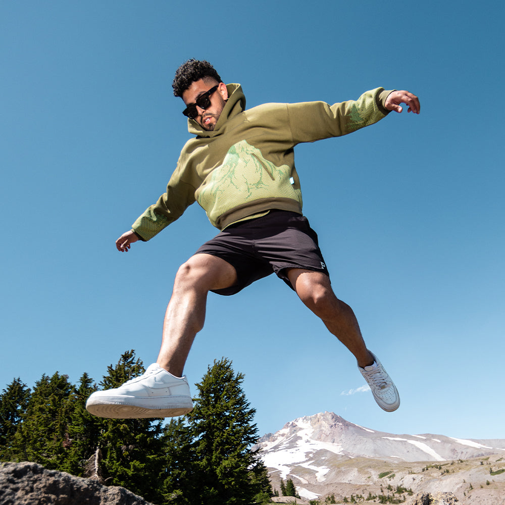 Sueded Scenic Hoodie