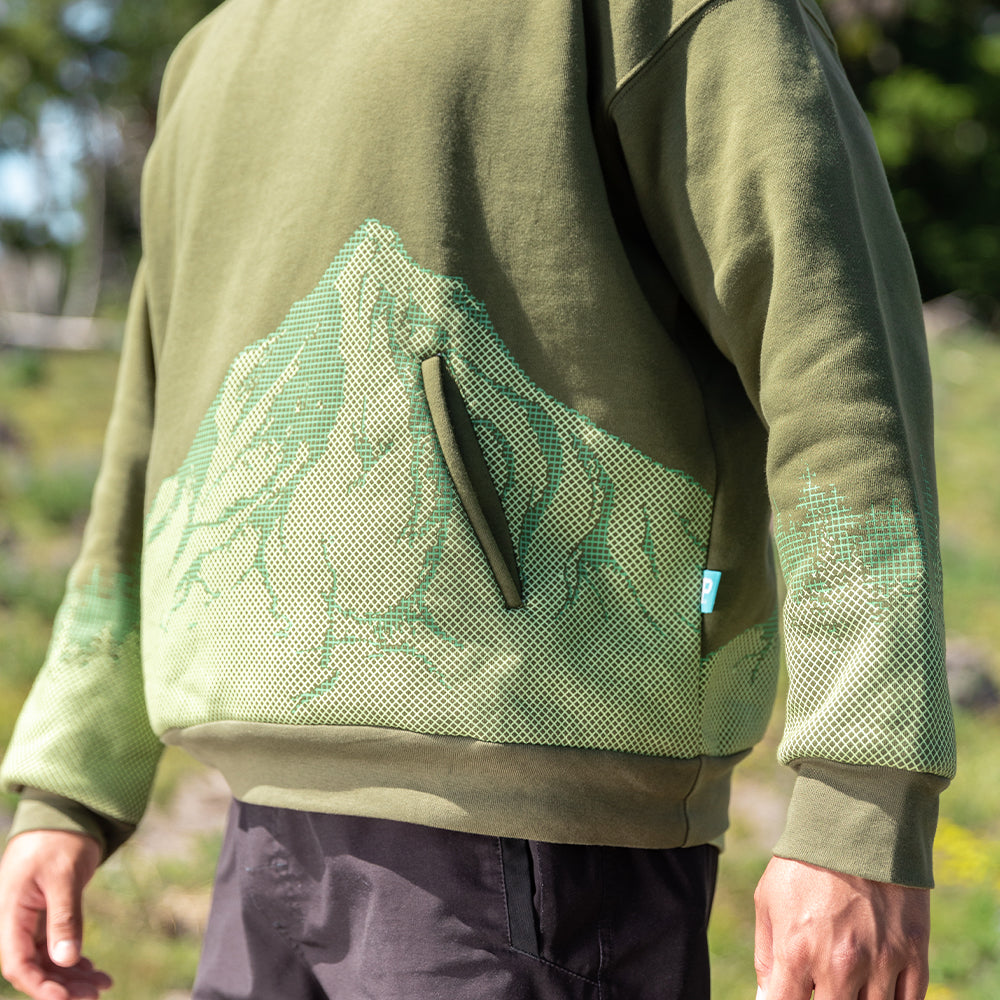 Sueded Scenic Hoodie