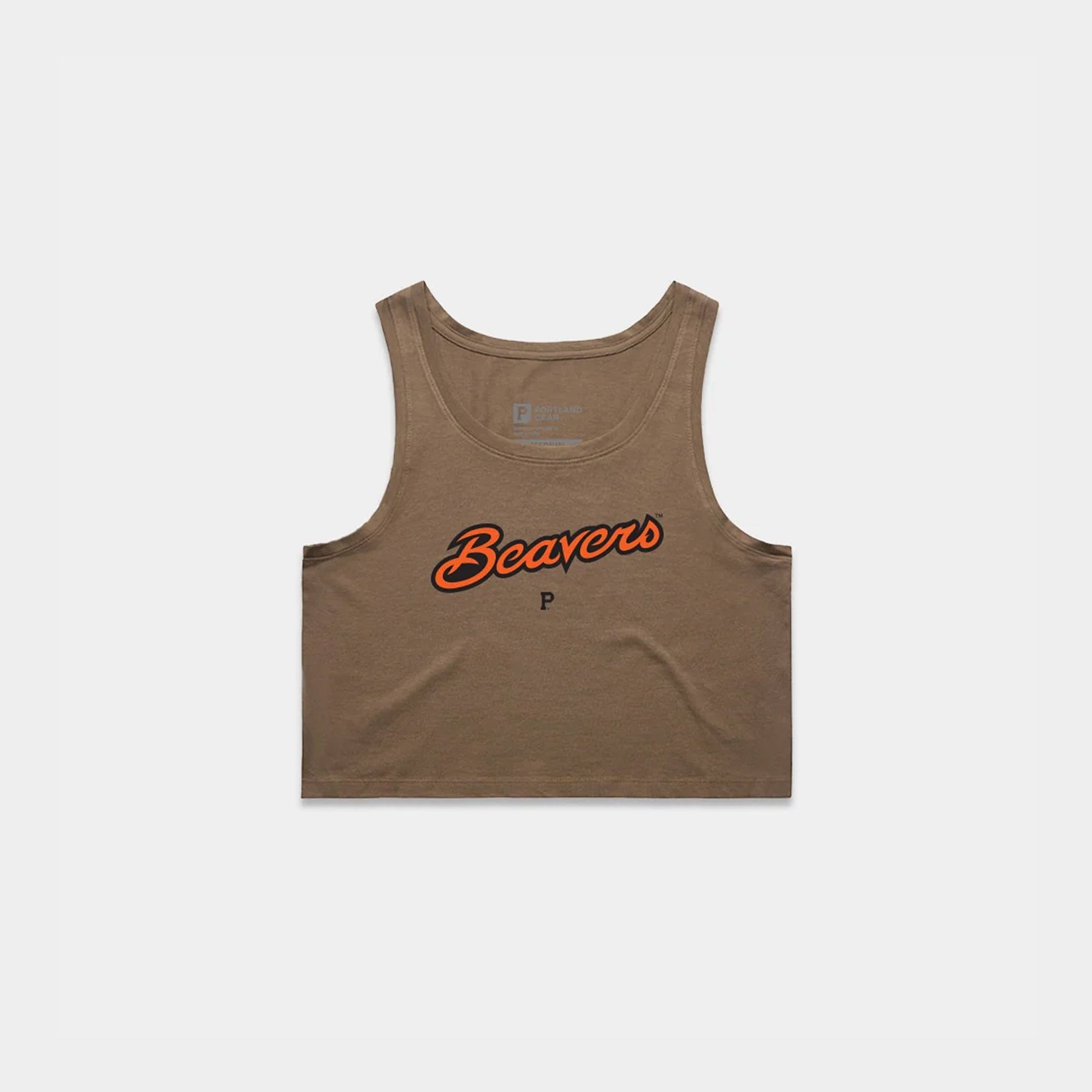 Women's Essential OSU Wordmark Crop Tank