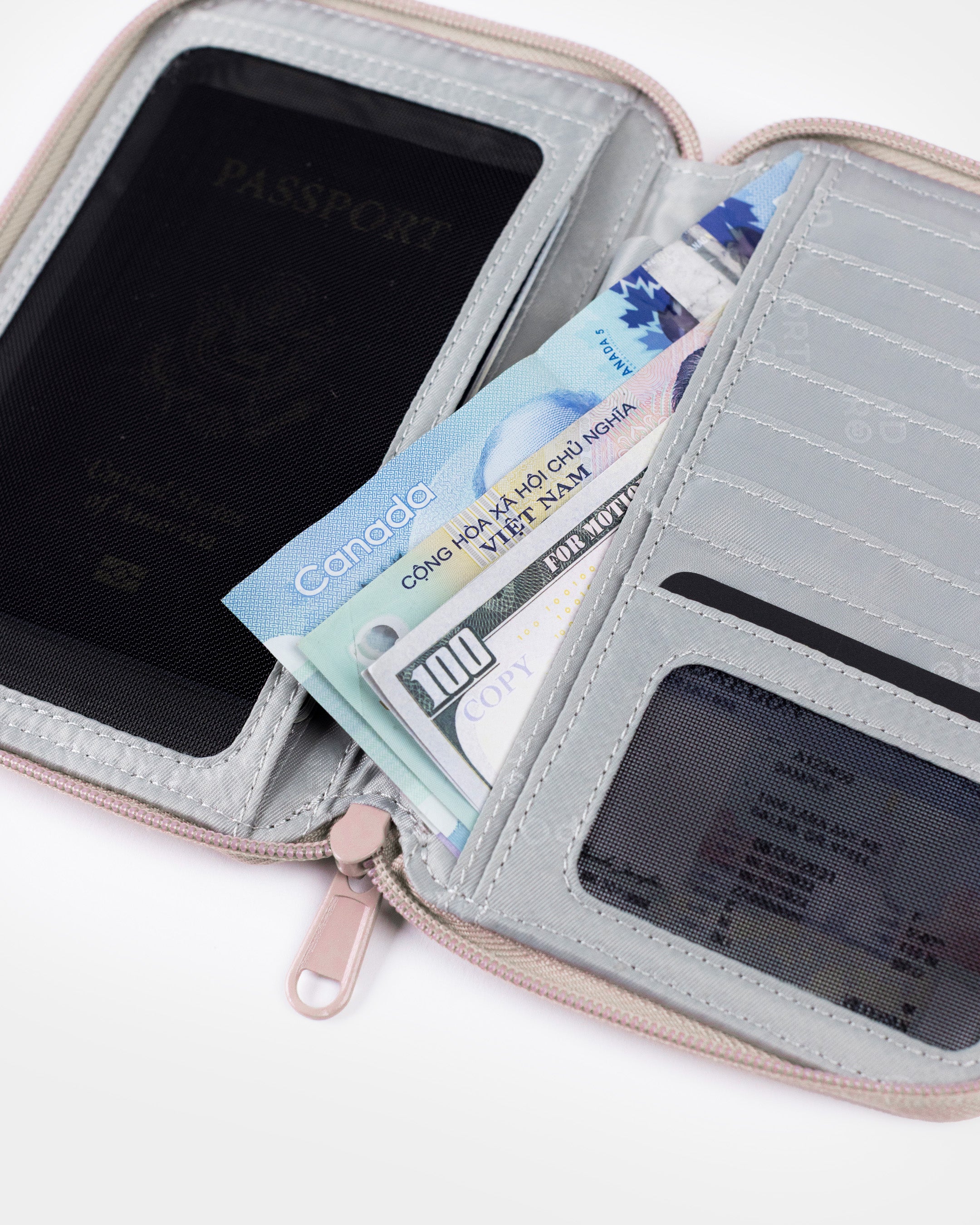 Travel Wallet - Blush