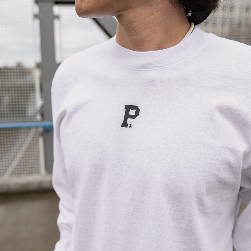All-American Centerpiece Long Sleeve - White