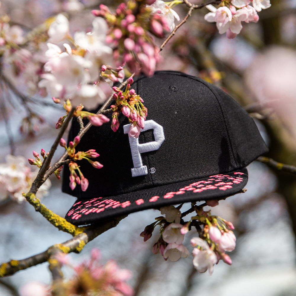 "CB" Petal Snapback Cap