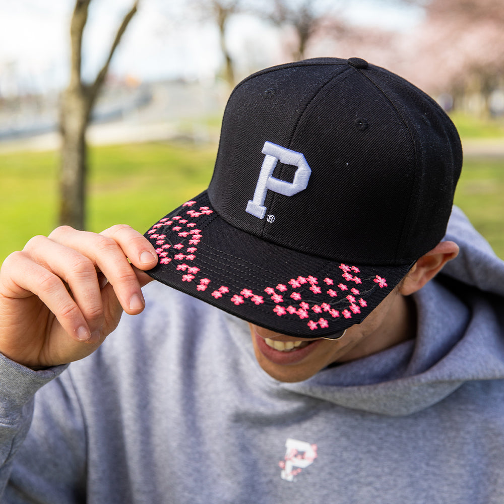 "CB" Petal Snapback Cap