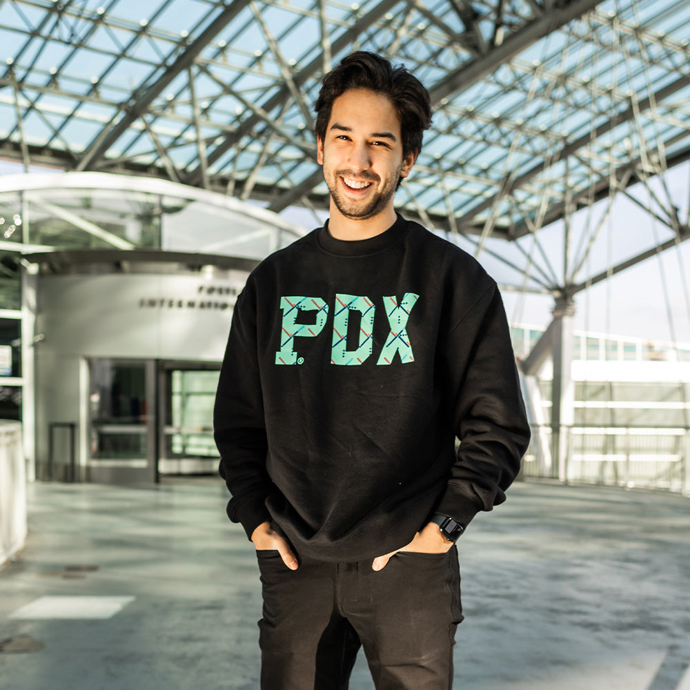 Sueded PDX Carpet Crewneck