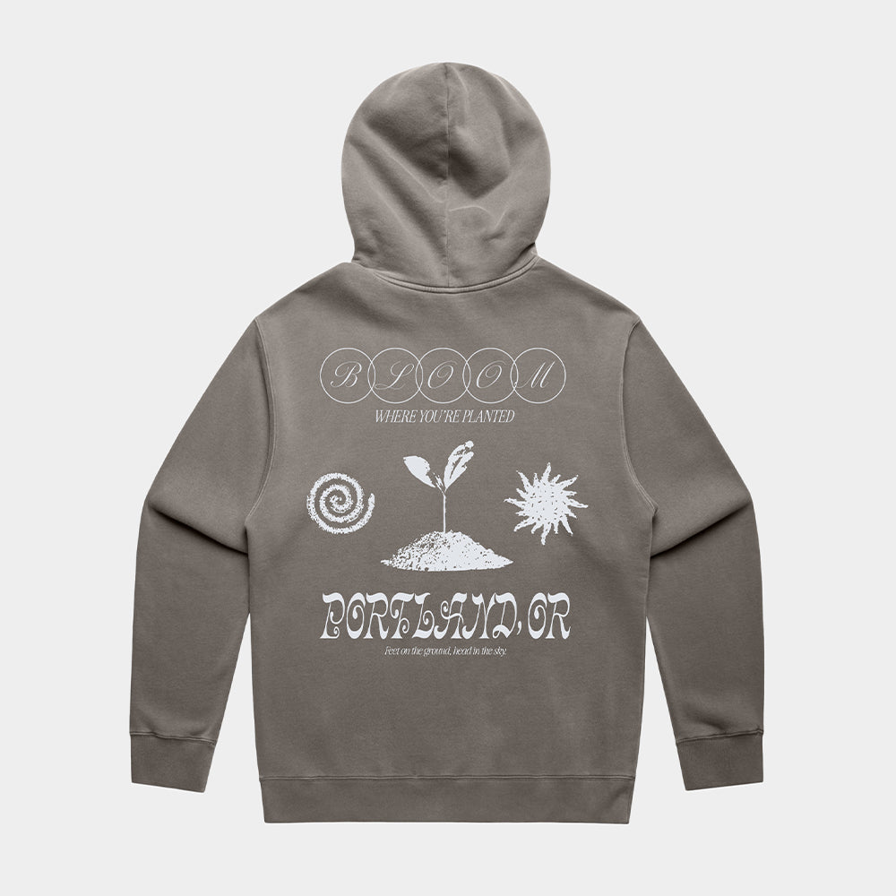 Sueded Bloom Hoodie