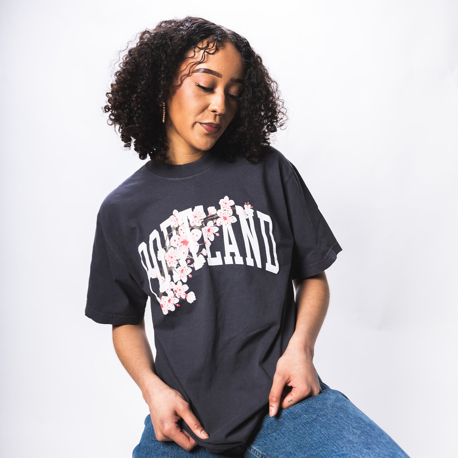 Portland Gear Online AllAmerican "CB" Arch Tee Dolphin