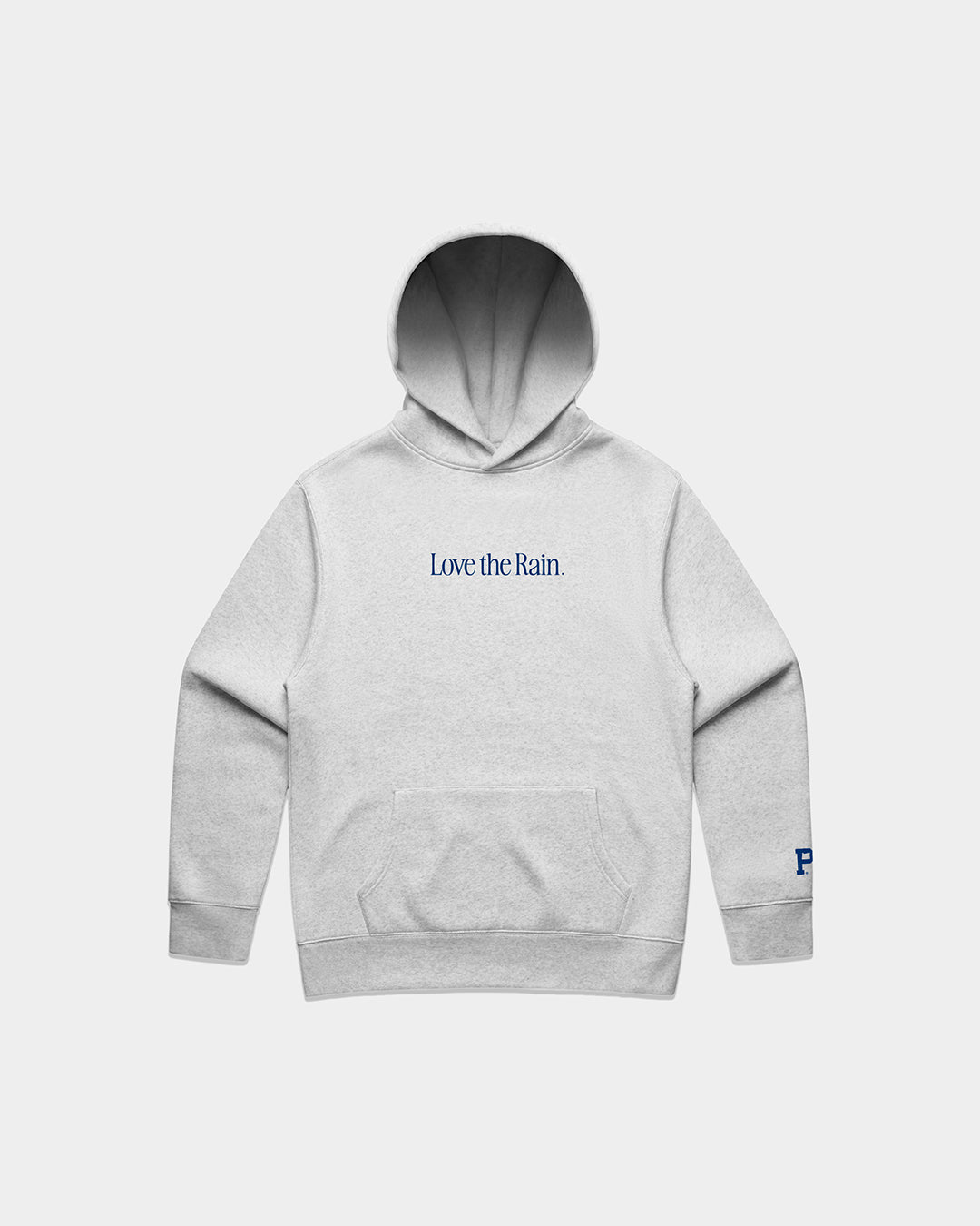 Sueded Love the Rain Hoodie - Grey