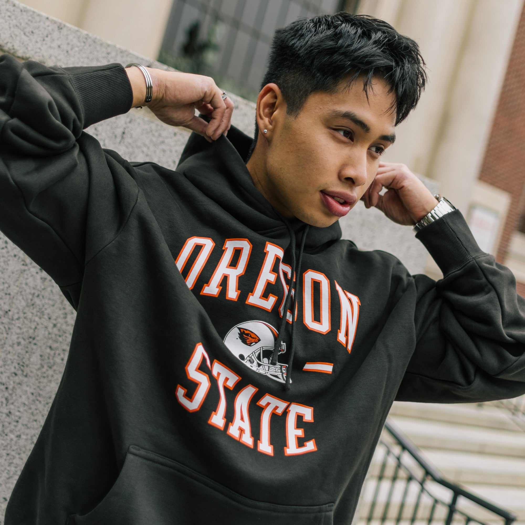 Black osu outlet hoodie