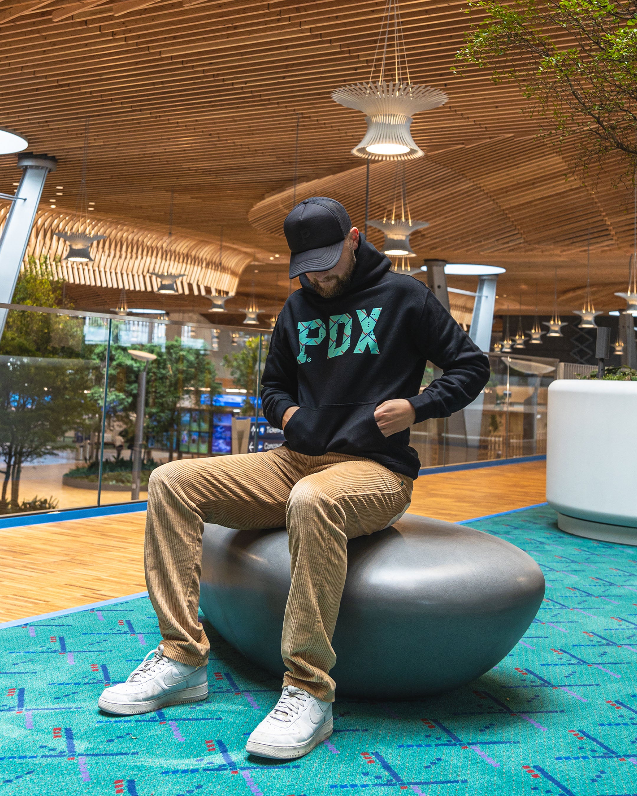 Portland Gear® Sueded PDX Carpet Hoodie