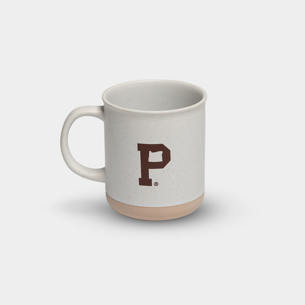 "P" Speckled Coffee Mug