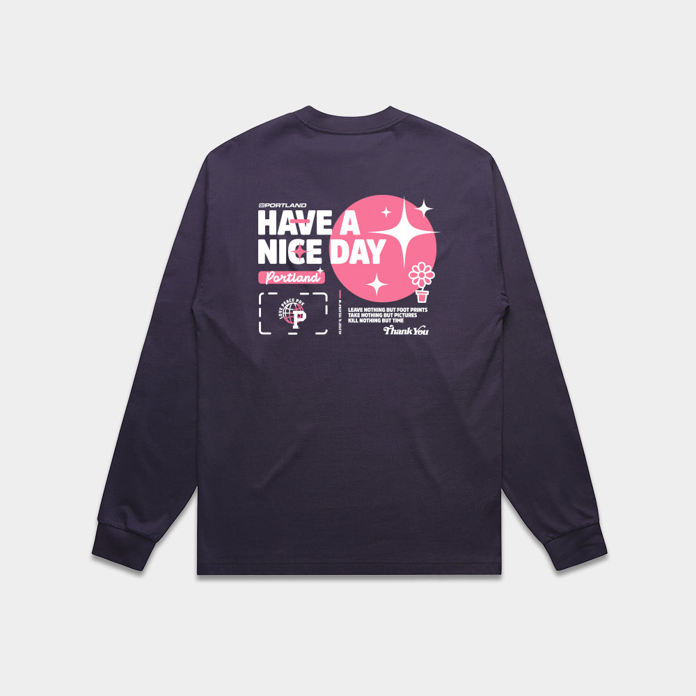 Essential "Have A Nice Day" Long Sleeve