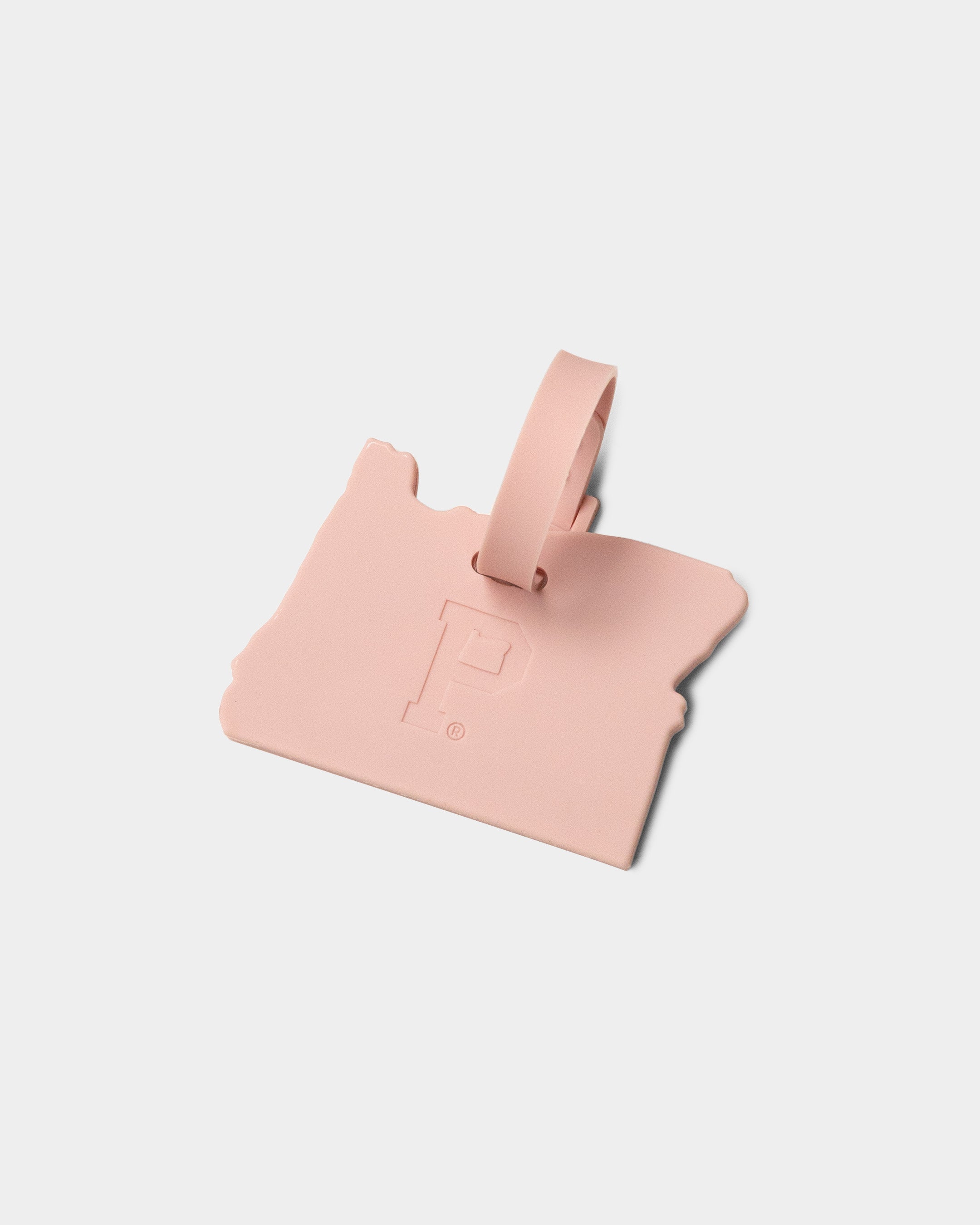 Luggage Tag - Silicone - Oregon - Blush