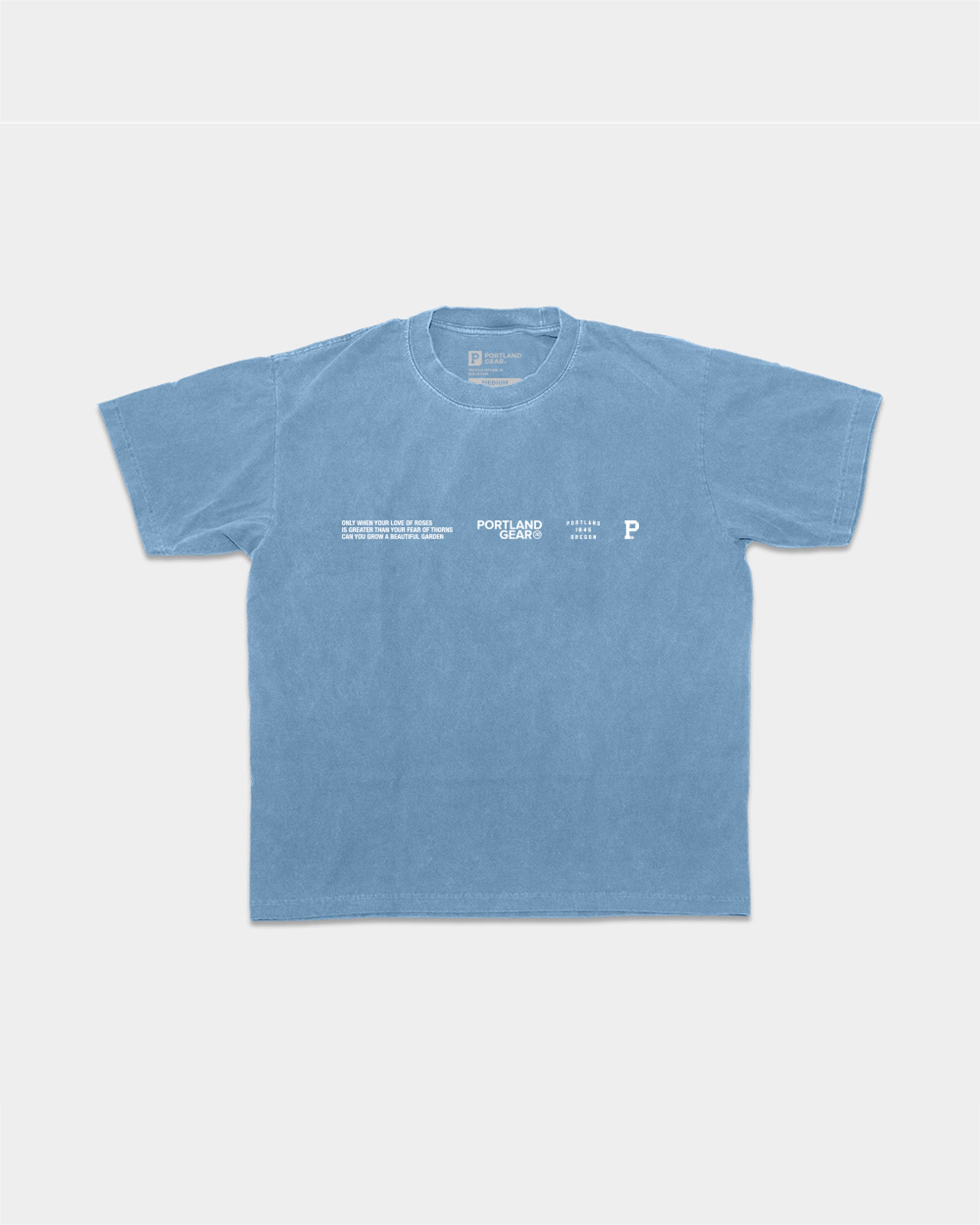 Portland Gear® Slogan Tee - Sky