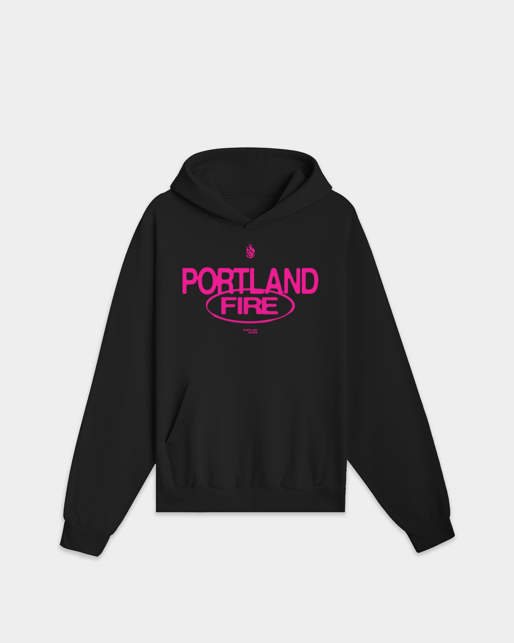 HeavyKnit Fire Graphic Hoodie