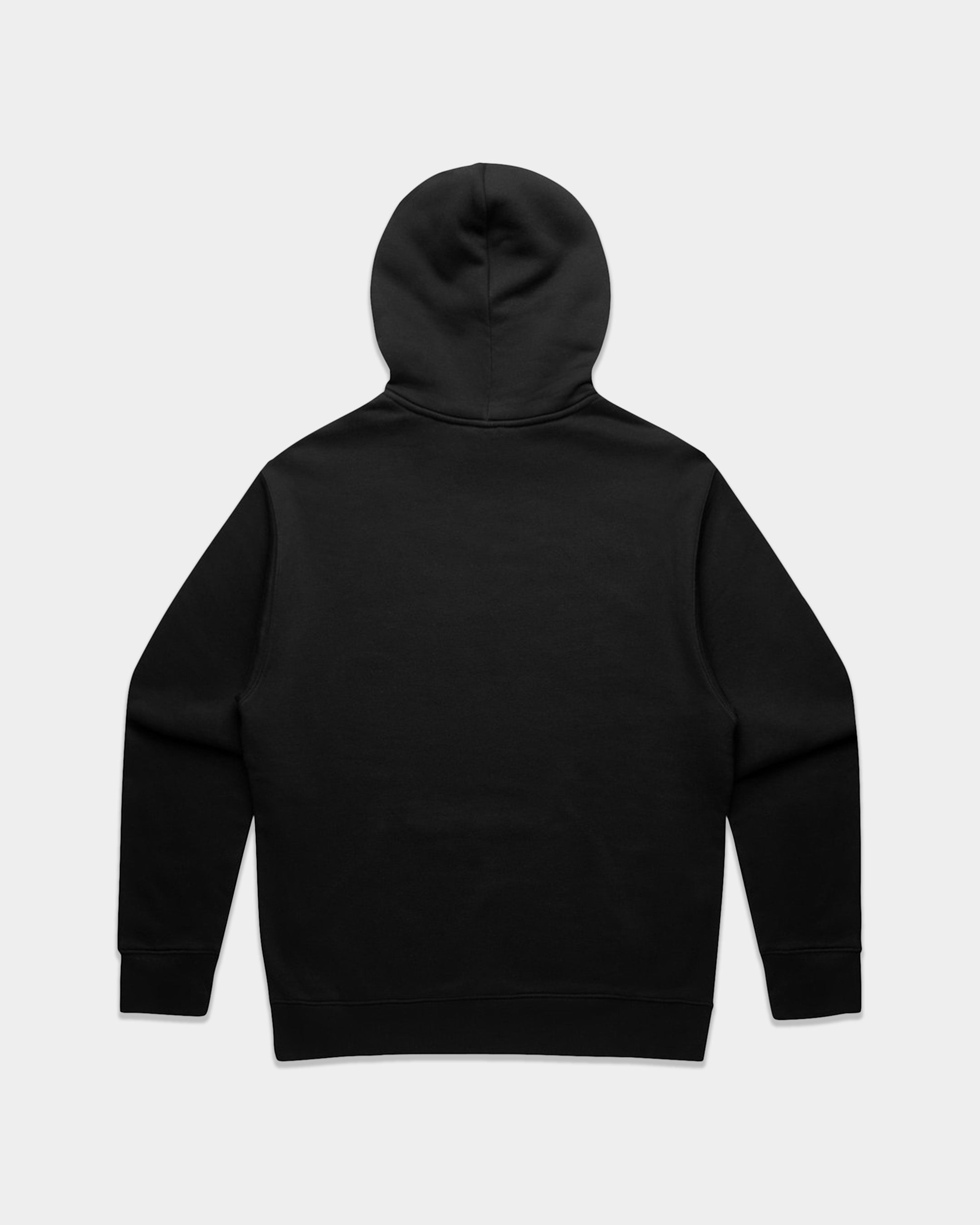 Sueded Halftone Blossom Hoodie - Black