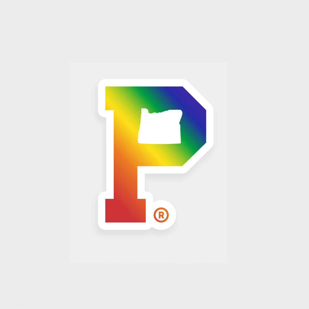 Pride "P" Sticker