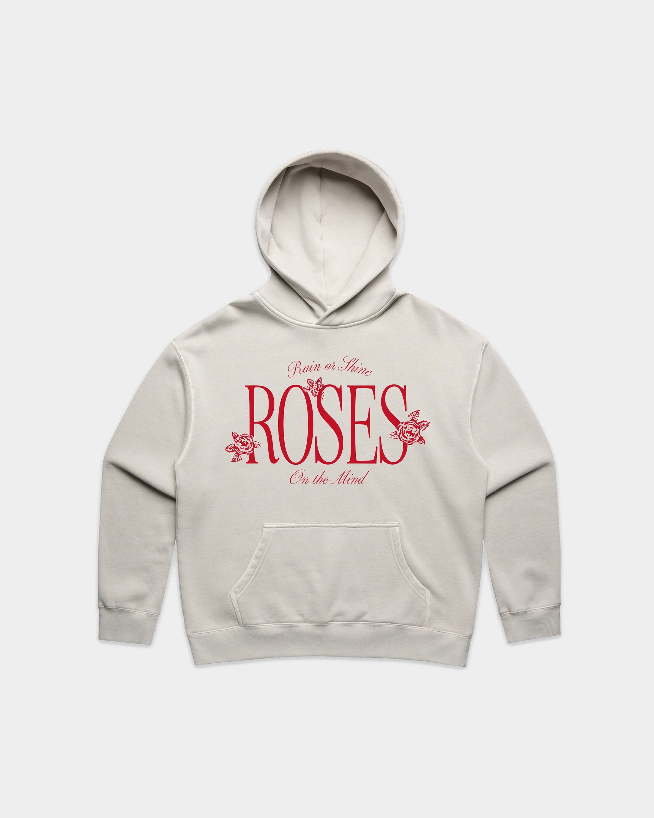 Women's Sueded Roses on the Mind Crop Hoodie