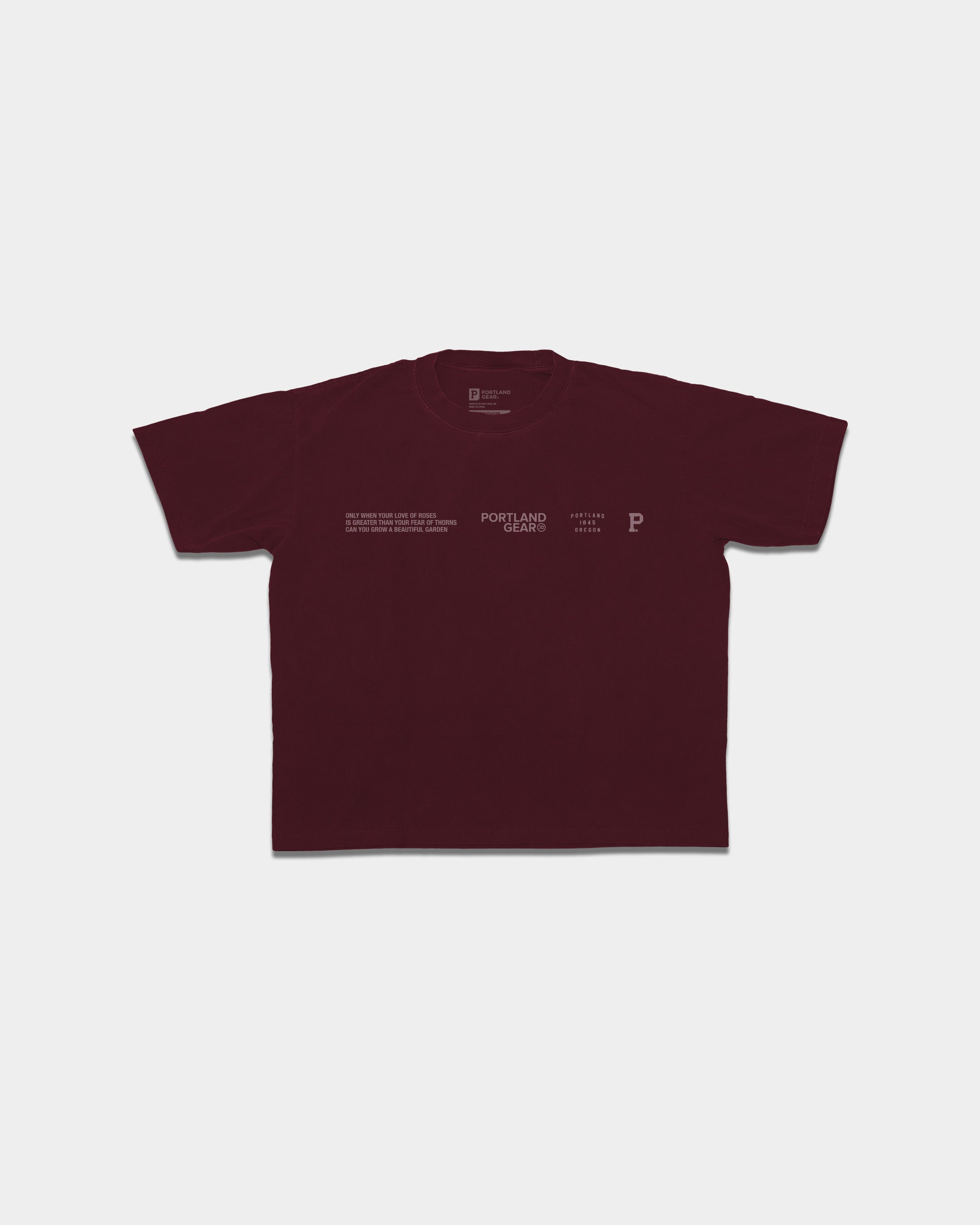 Women's All-American Slogan Tee - Port