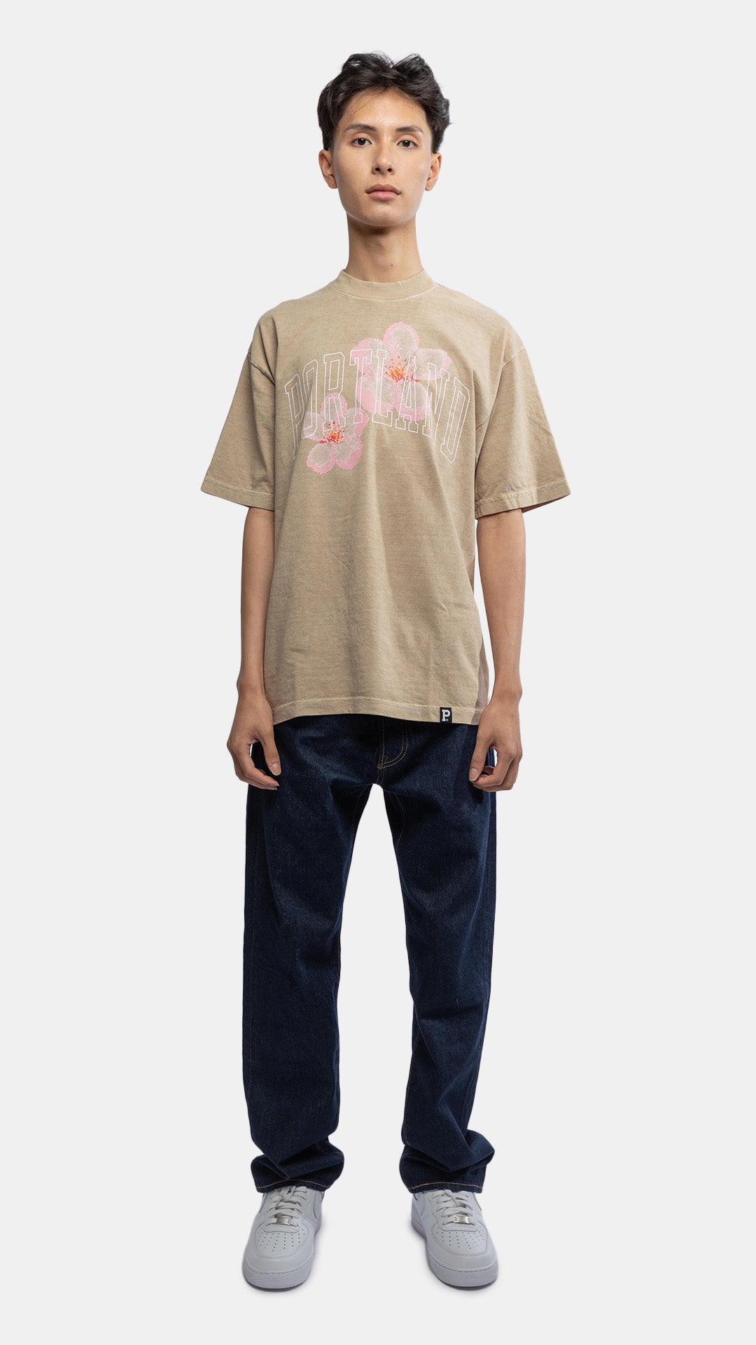 All-American "CB" Arch Tee - Mushroom