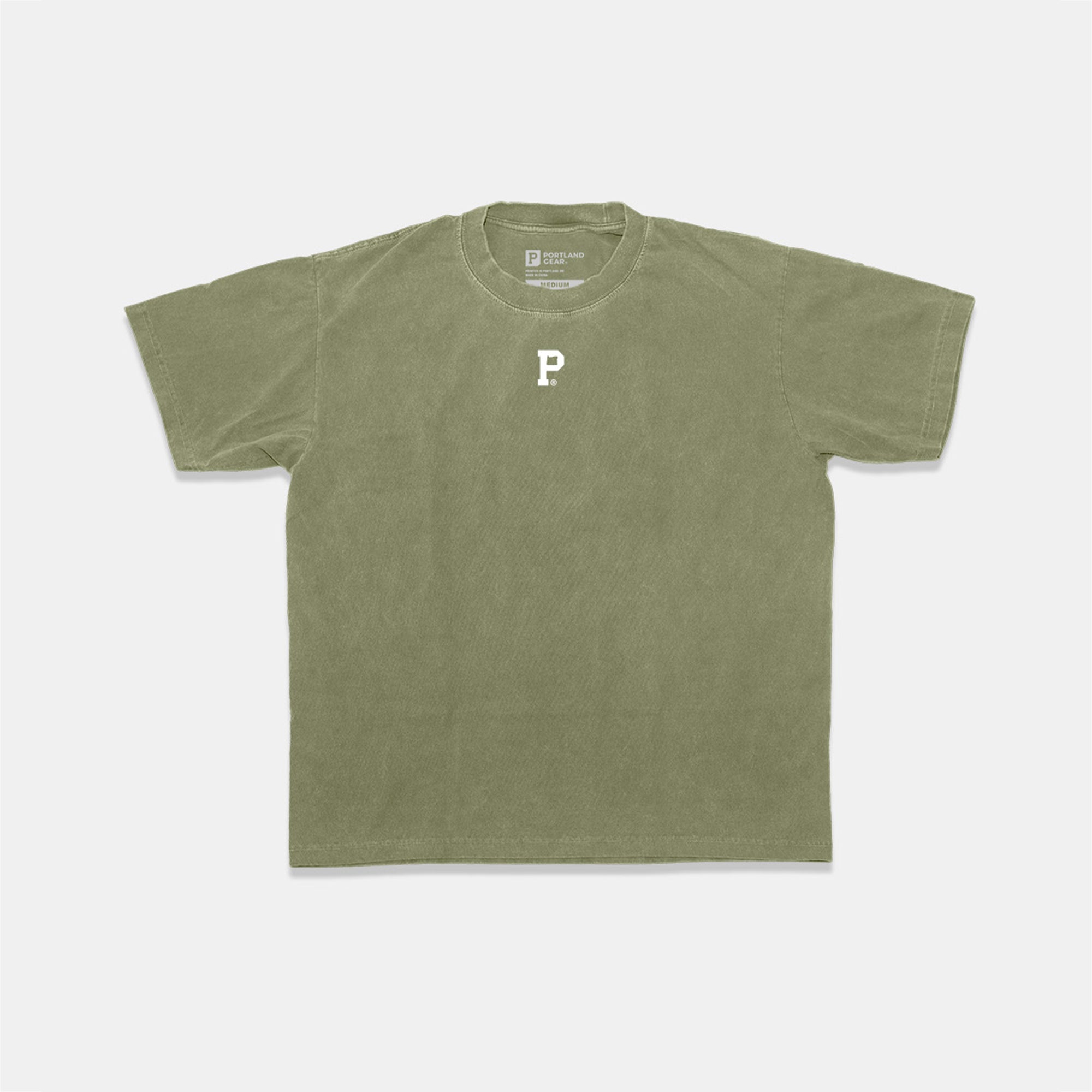 HeavyKnit Centerpiece Tee - Moss