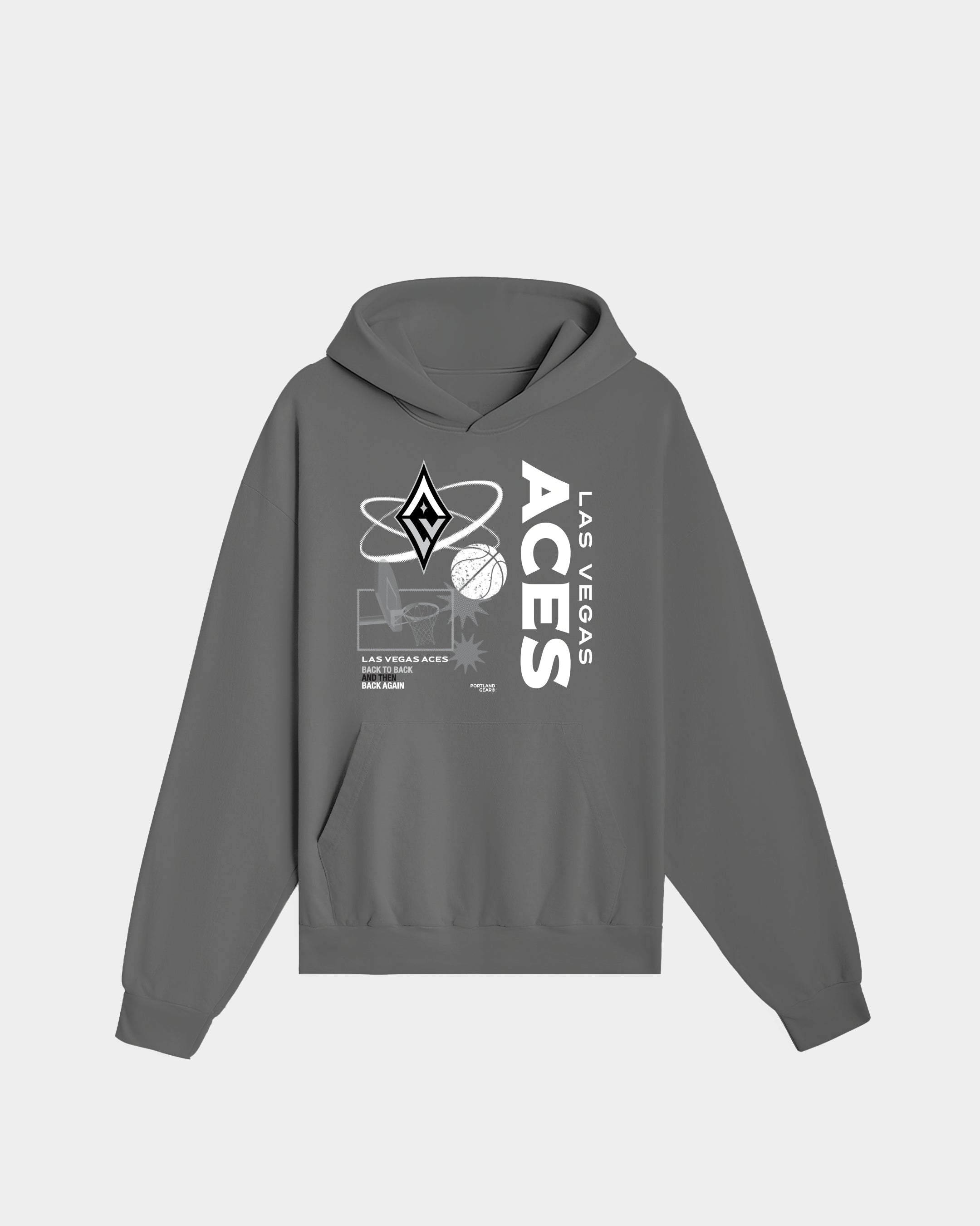 Sueded Aces Graphic Hoodie