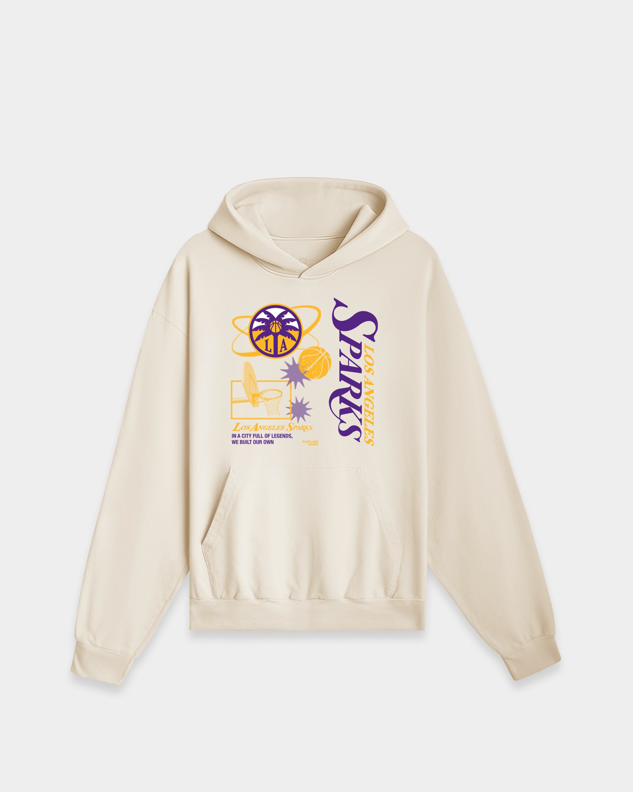 Sueded Sparks Graphic Hoodie