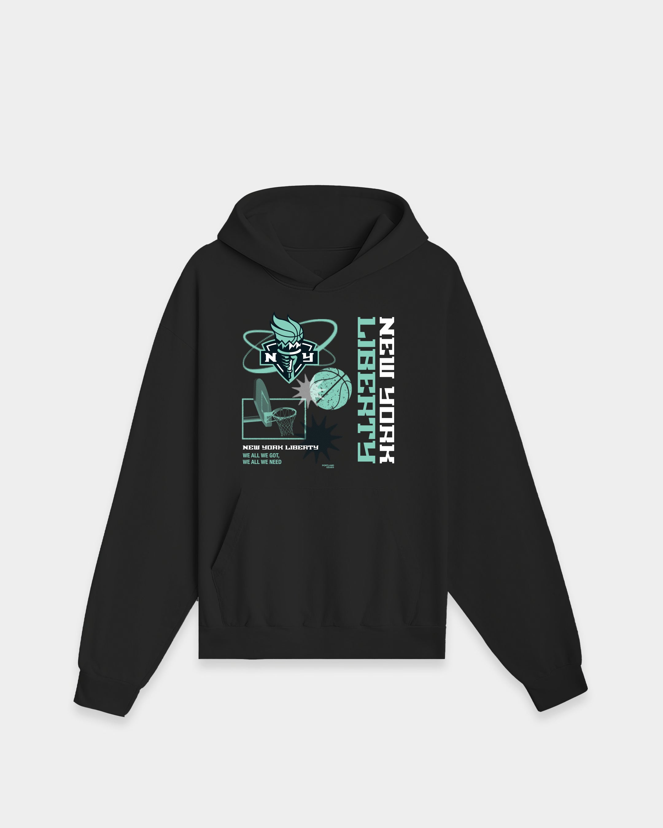 Sueded Liberty Graphic Hoodie