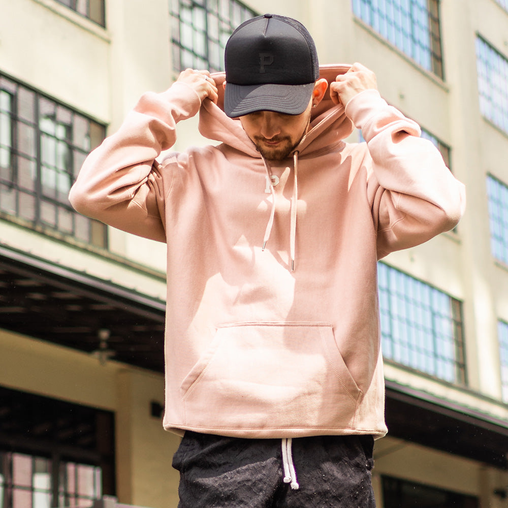 Dusty store pink hoodie